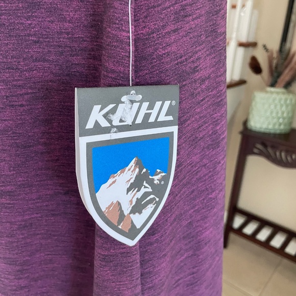 NWT Kuhl Mova Altiv Stretch Fabric Dress Built In Bra Heathered Purple M - Picture 5 of 5